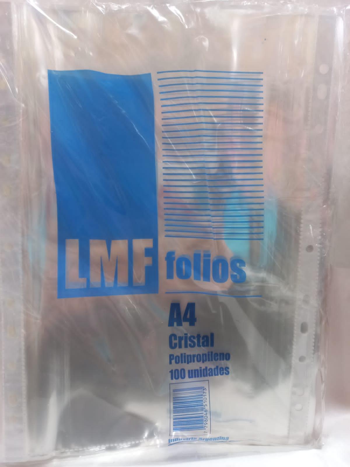 MARQUEZ FOLIOS X100 A4 POLIPROPILENO         STANDAR