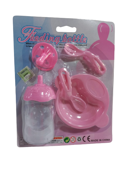PACO.JUGUETES DE BEBES X5PCS E/BL AB-12052   MAMADERA MAGICA
