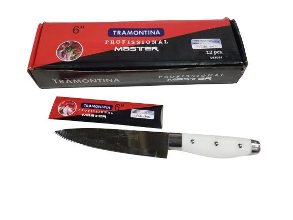 NA.CUCHILLOS 6P S/TRAMONTINA M/PLASTICO T1066CUBIERTOS