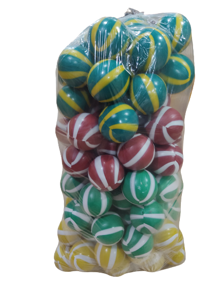 PELOTAS PELOTEROS X100 E/BOL PLASTICAS       COLORES FUERTES - PASTEL