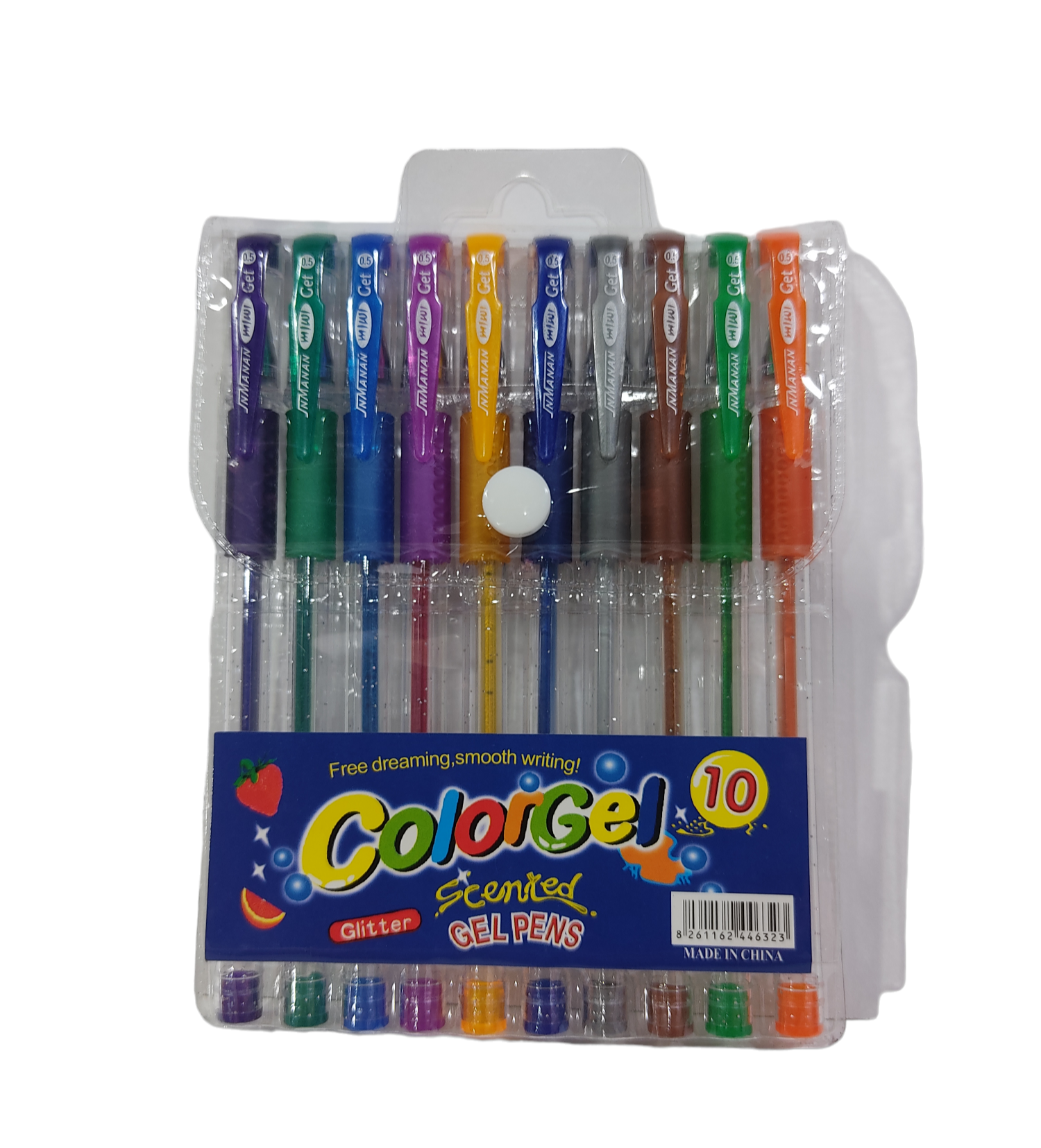 RENA.LAPICERAS ROLLER GEL X10U GEL IL0037    BRILLOS GLITTER