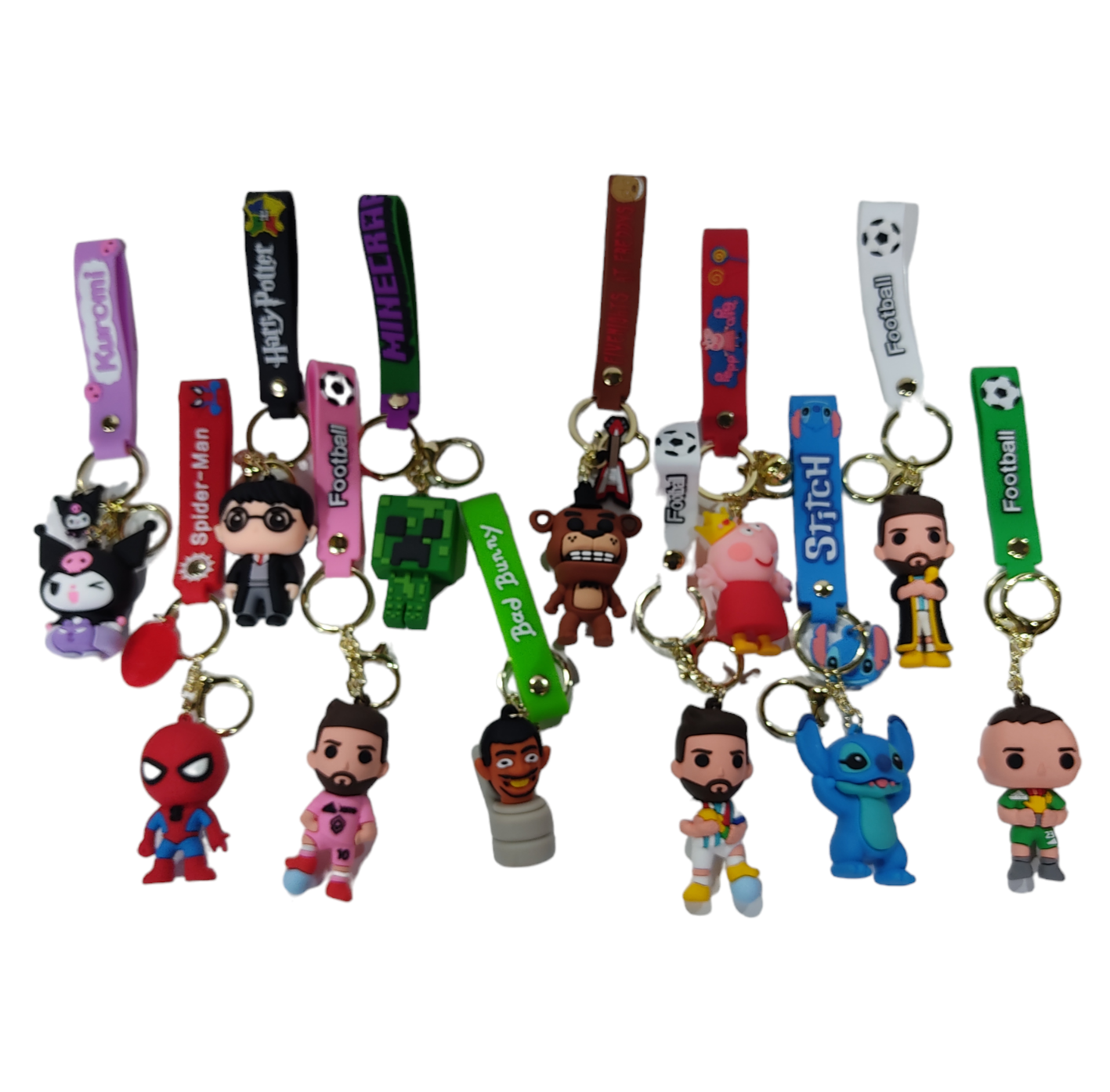 NI.LLAVEROS INFANTILES V.PERSONAJES MESSI    L TV
