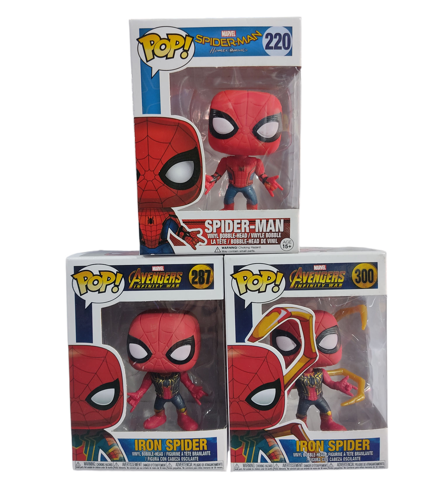 NI.MUñECOS POP HOMBRE ARAñA E/CAJAS FUNKO    VENOM