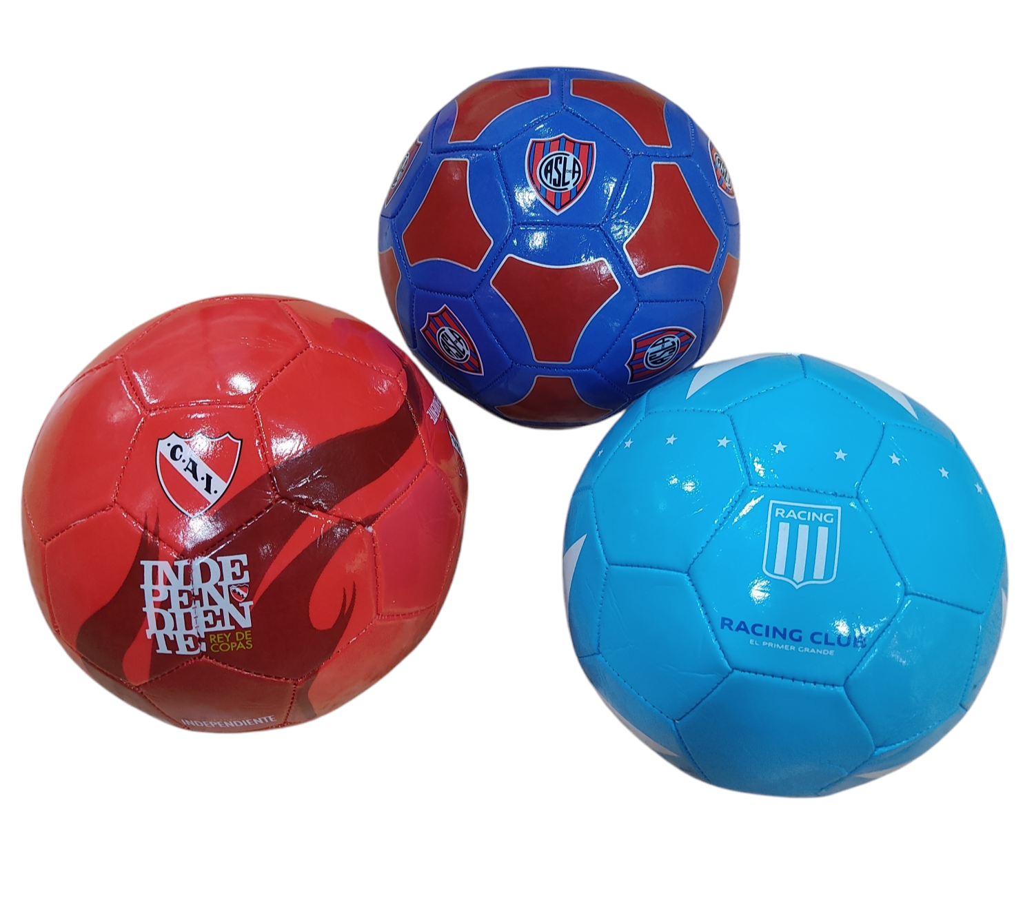 PELOTAS NA. FUTBOL N5 NC6313/14/15    EQUIP  OS SAN LORENZO RACING INDEPENDIENTE