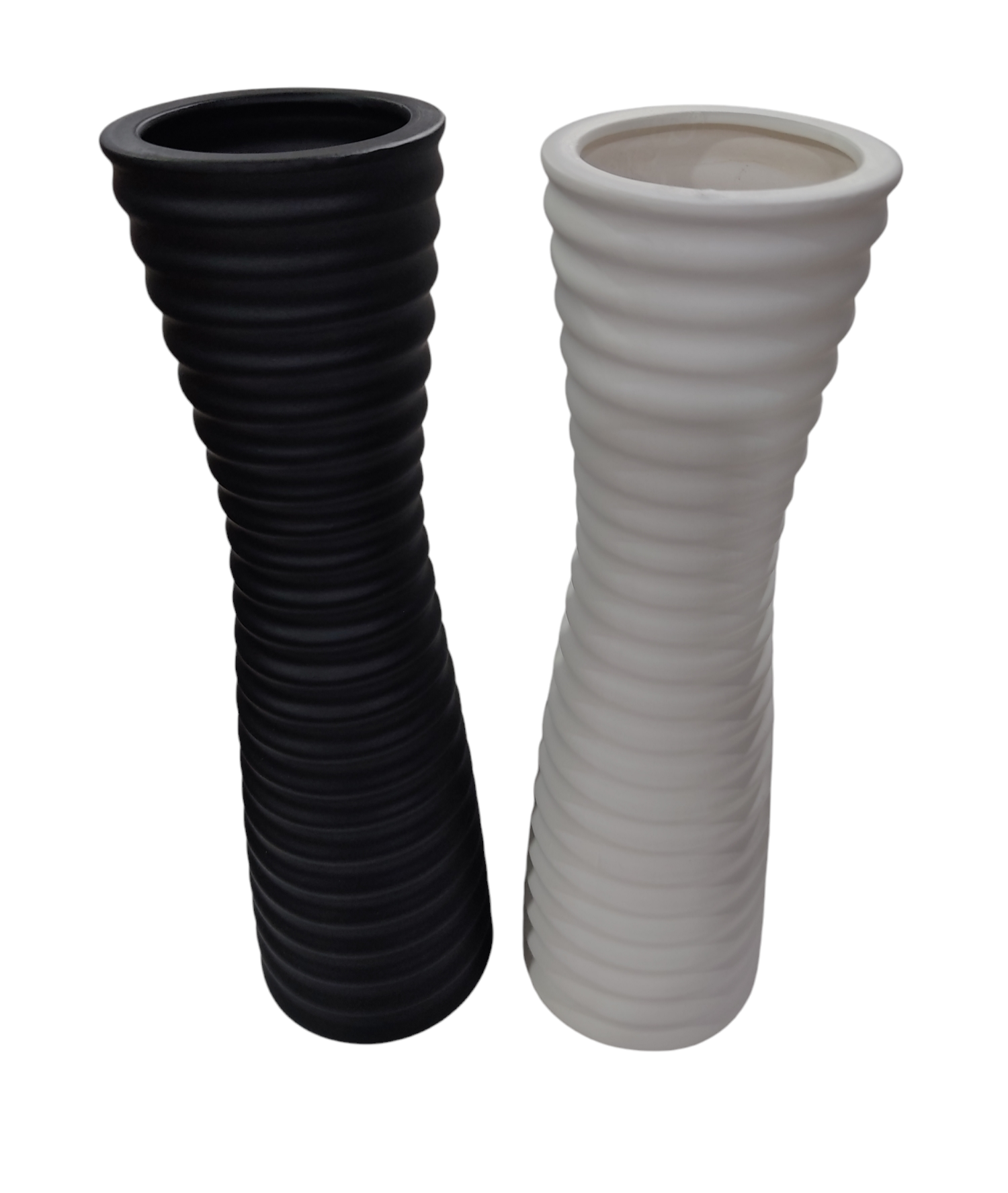 KK FLOREROS CERAMICA 31X8CM E/CAJA NS371222 BLANCO/NEGRO