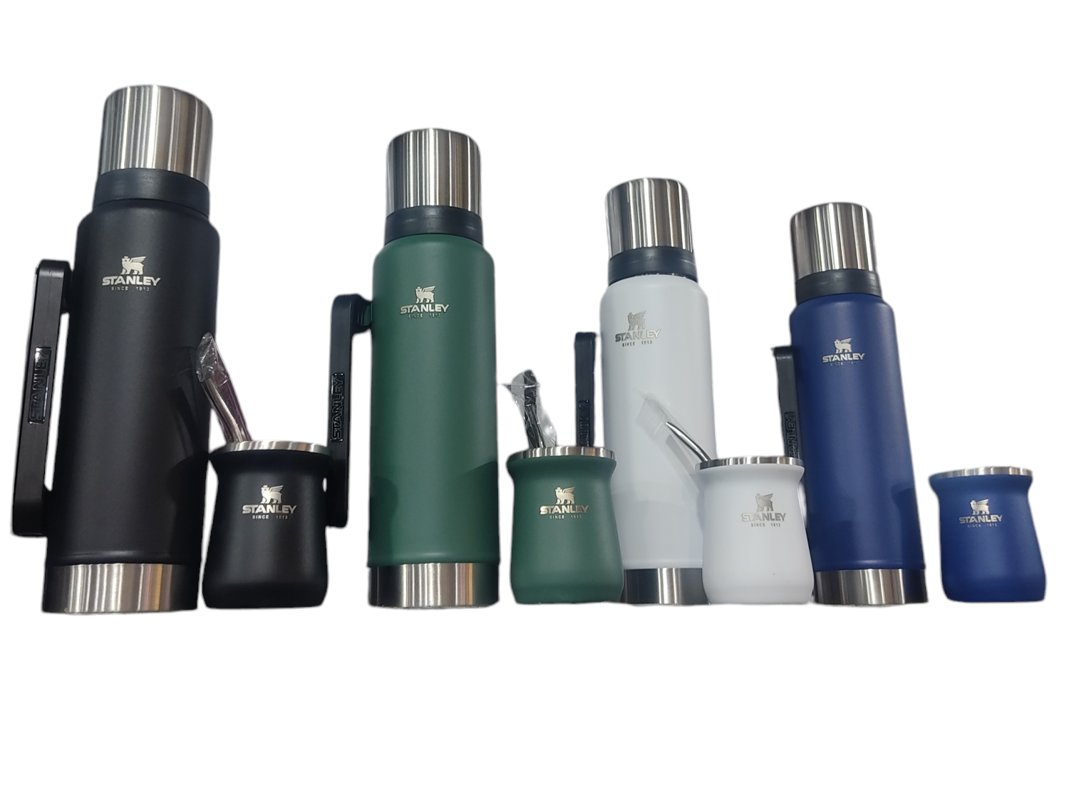 TERMOS T/STANLEY + MATES E/CAJA              TERMOS 1.2LT MATES 160ML