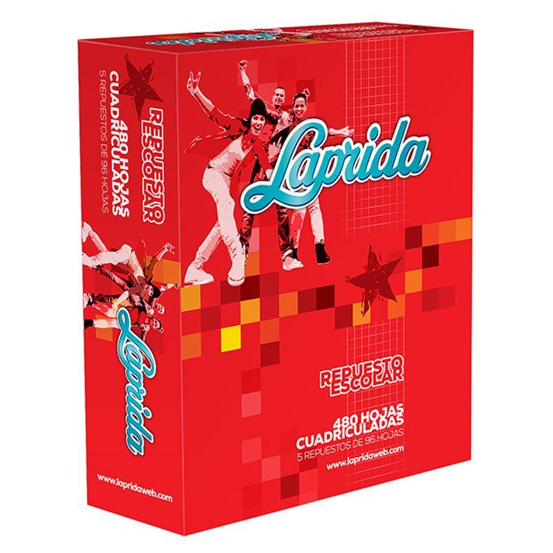 REPUESTOS LAPRIDA N3 X480 HJS CUAD. 90GRS  HOJAS