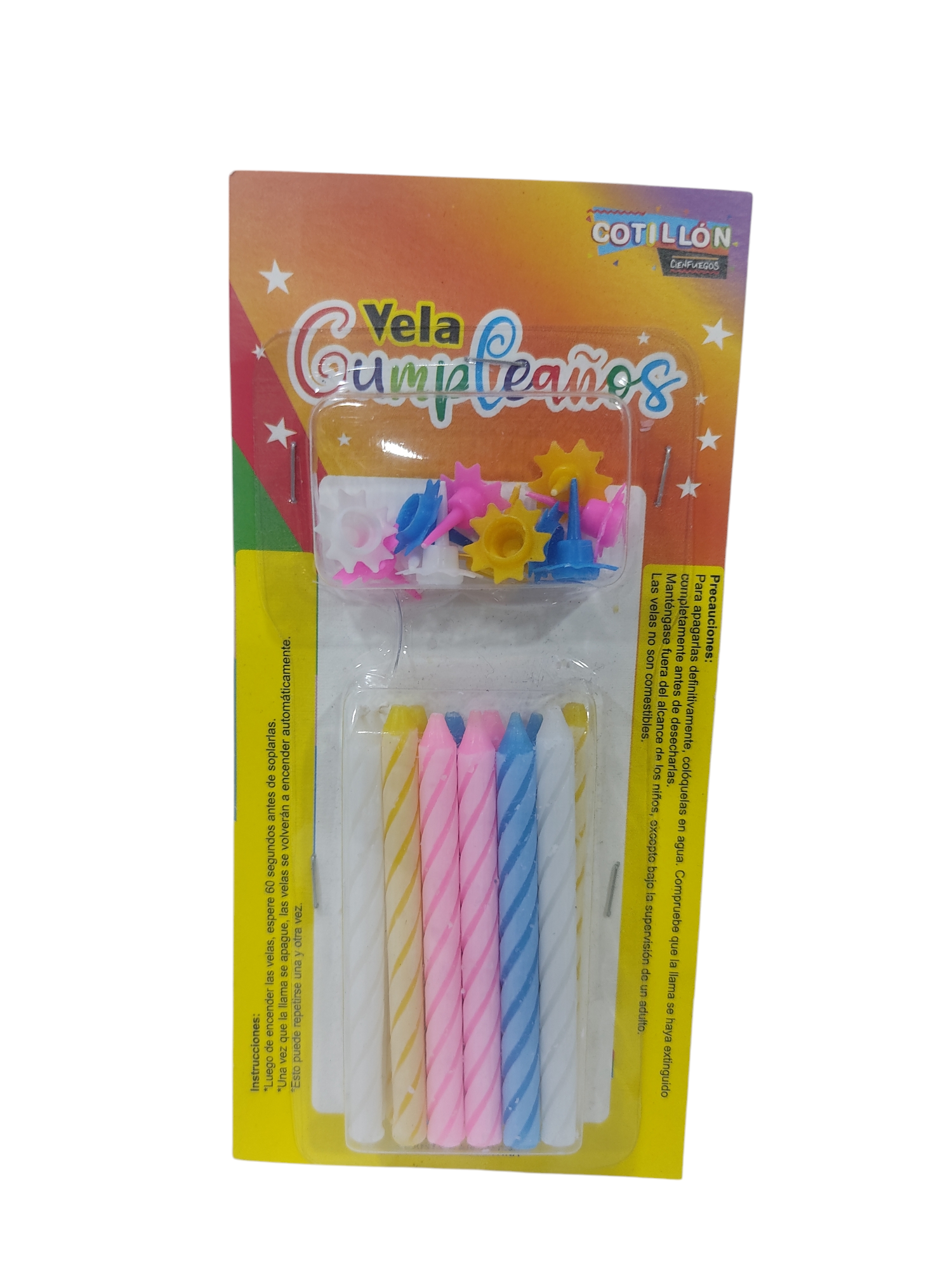 GLAGO VELAS X12 CUMPLEAÑOS E/BL CIENFUEGO    COTILLON
