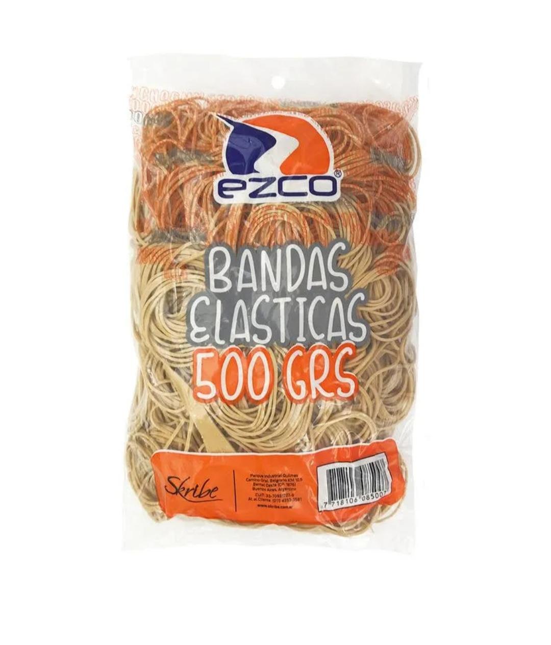 EZCO BANDAS ELASTICAS 500GRS E/BOLSA