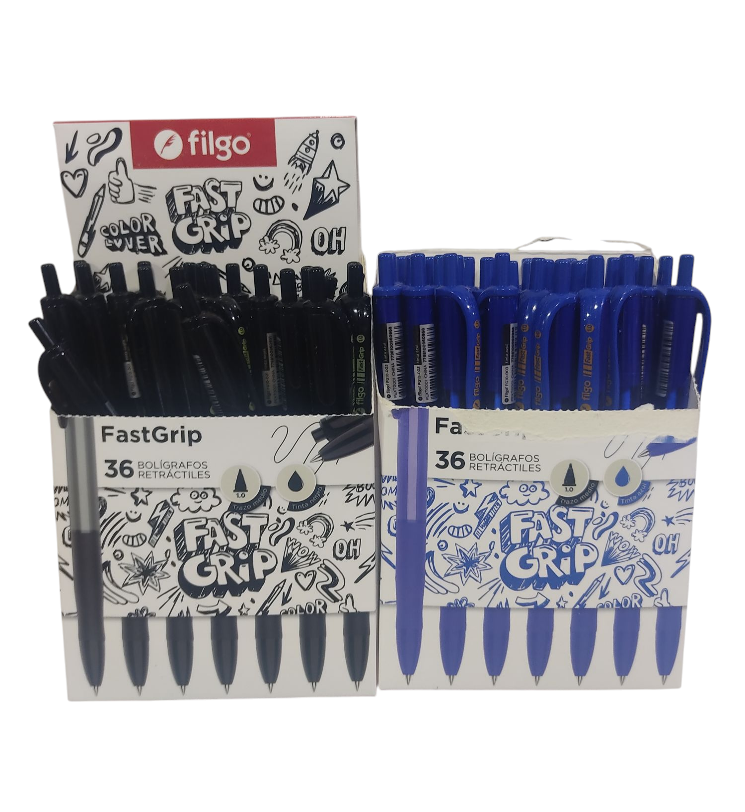 FILGO BIROMES RETRACTILES AZUL-NEGRO LAPICERAS