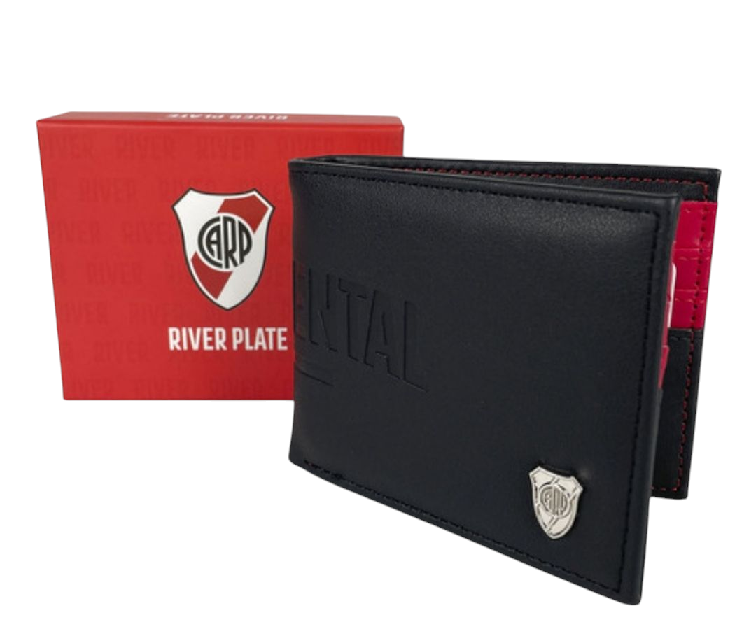 QM.BILLETERAS RIVER PLATE BILRP07 E/CAJA12X10CM ORIGINAL SIMIL CUERO  FUTBOL