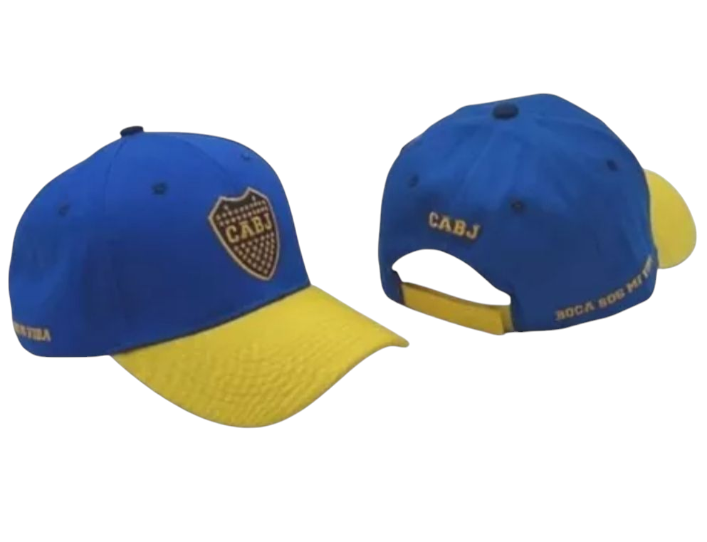 QM.GORRAS BOCA JUNIORS GORBJ01 TELA GORRITAS ORIGINAL VISERAS GORROS FUTBOL