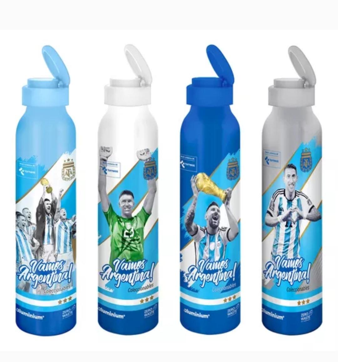 CL.BOTELLAS ALUMINIO 500ML AFA OFICIAL  ARGENTINA  6722  JUGADORES DEPORTIVAS