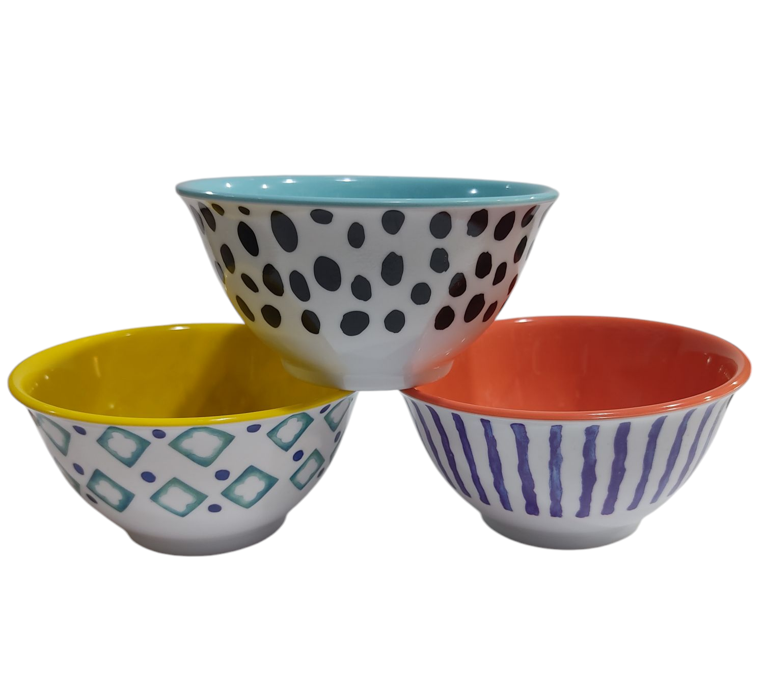 CI.BOWL MELAMINA 1211 15X8CM COMPOTERAS      DECORADOS