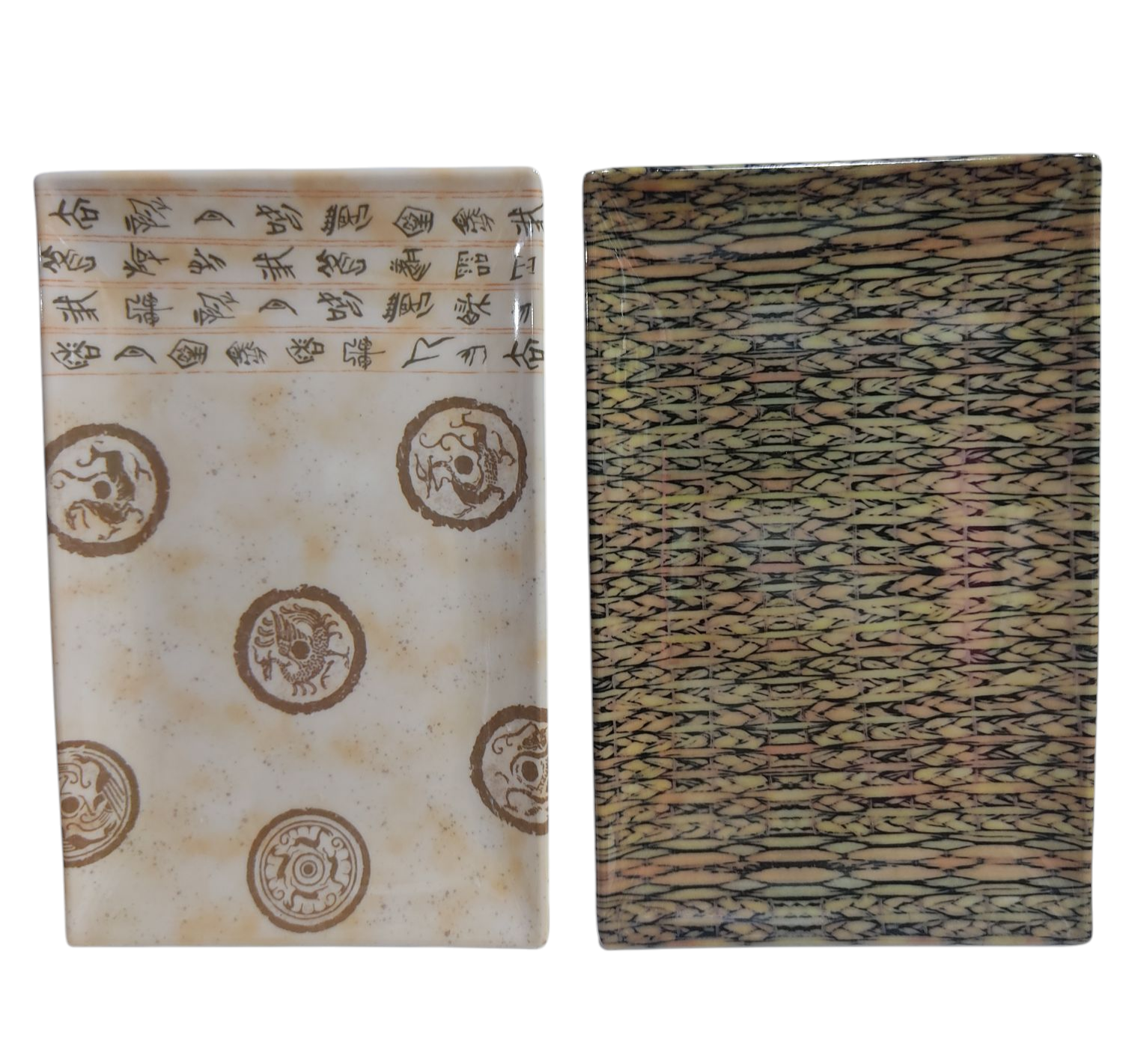 CI.BANDEJAS MELAMINA RECT 25X16CM 19010 PLATOS SUSHI DECORADOS