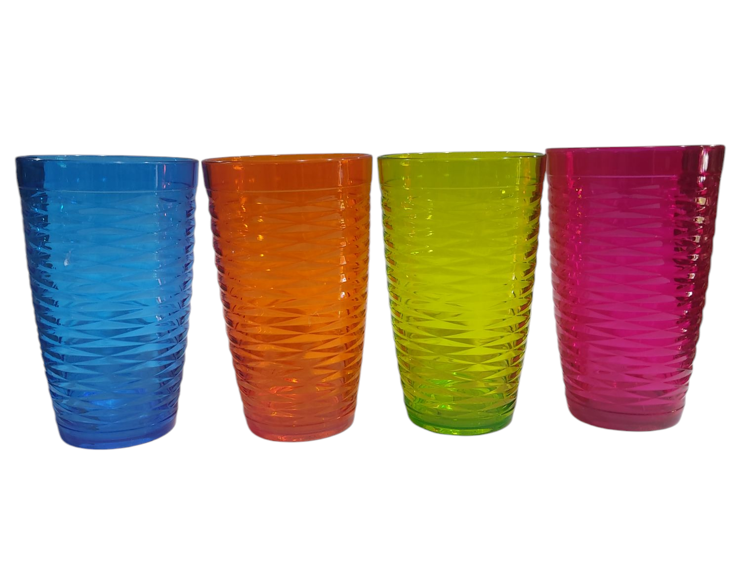 CI.VASOS ACRILICO 15CM COLOR 1006-WH-1143