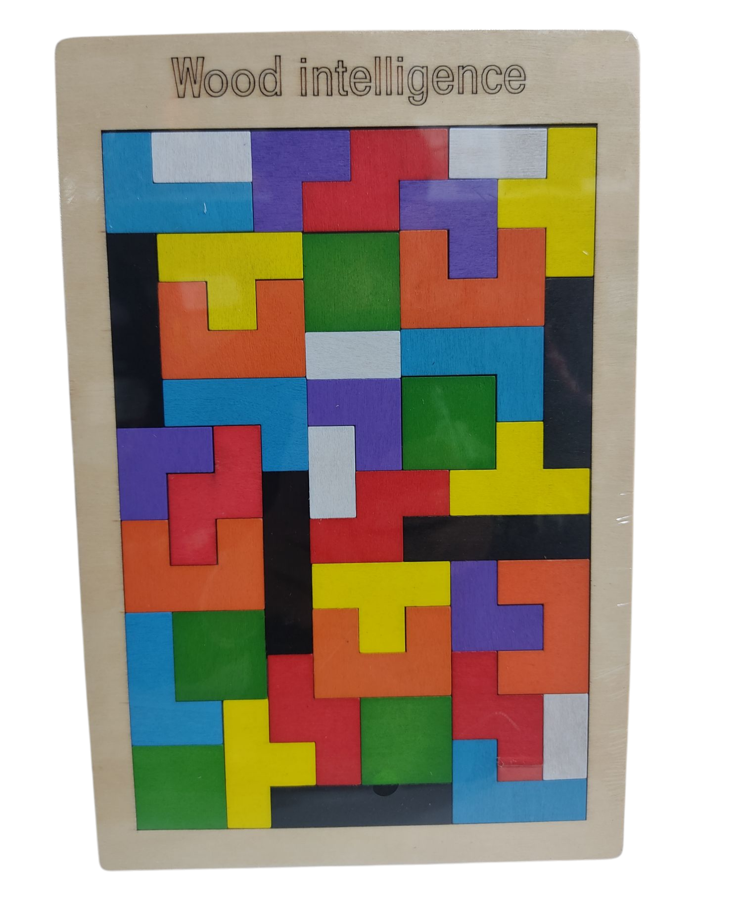 DI.JUEGOS DIDACTICOS ENCASTRE 18X27CM 511566 ROMPECABEZAS MADERA TETRIS