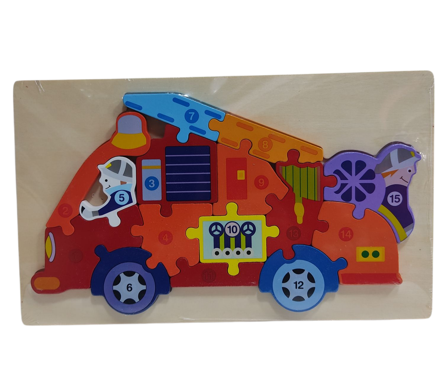 DI.JUEGOS DIDACTICOS VEHICULOS 30X18CM  511580 AUTOS ROMPECABEZAS ENCASTRES MADERA