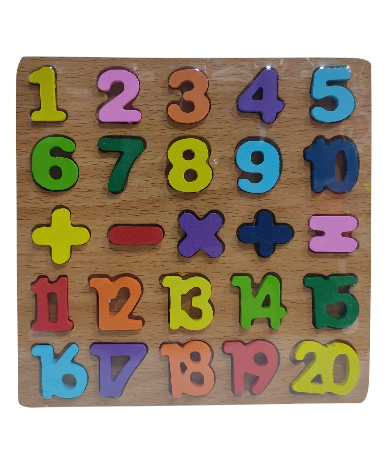 DI.JUEGOS DIDACTICOS NUMEROS 20X20 511546 MADERA ENCASTRES ROMPECABEZAS