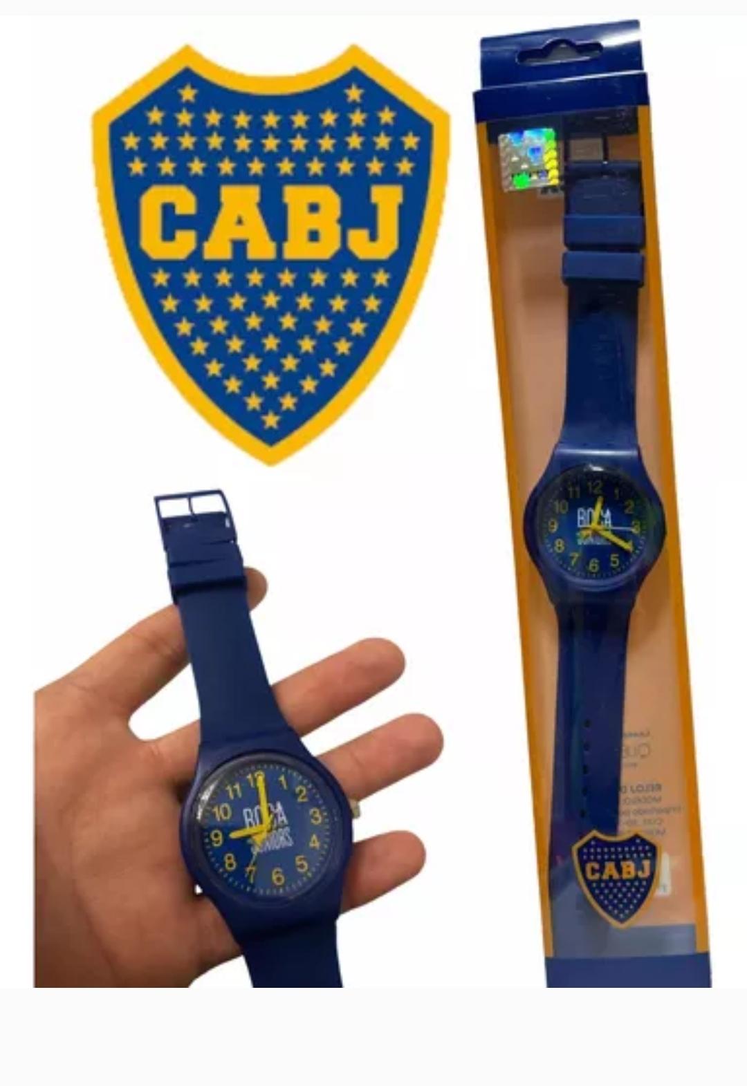 QM.RELOJES PULSERA BOCA JUNIORS E/BL RJPUBJ01ORIGINAL FUTBOL