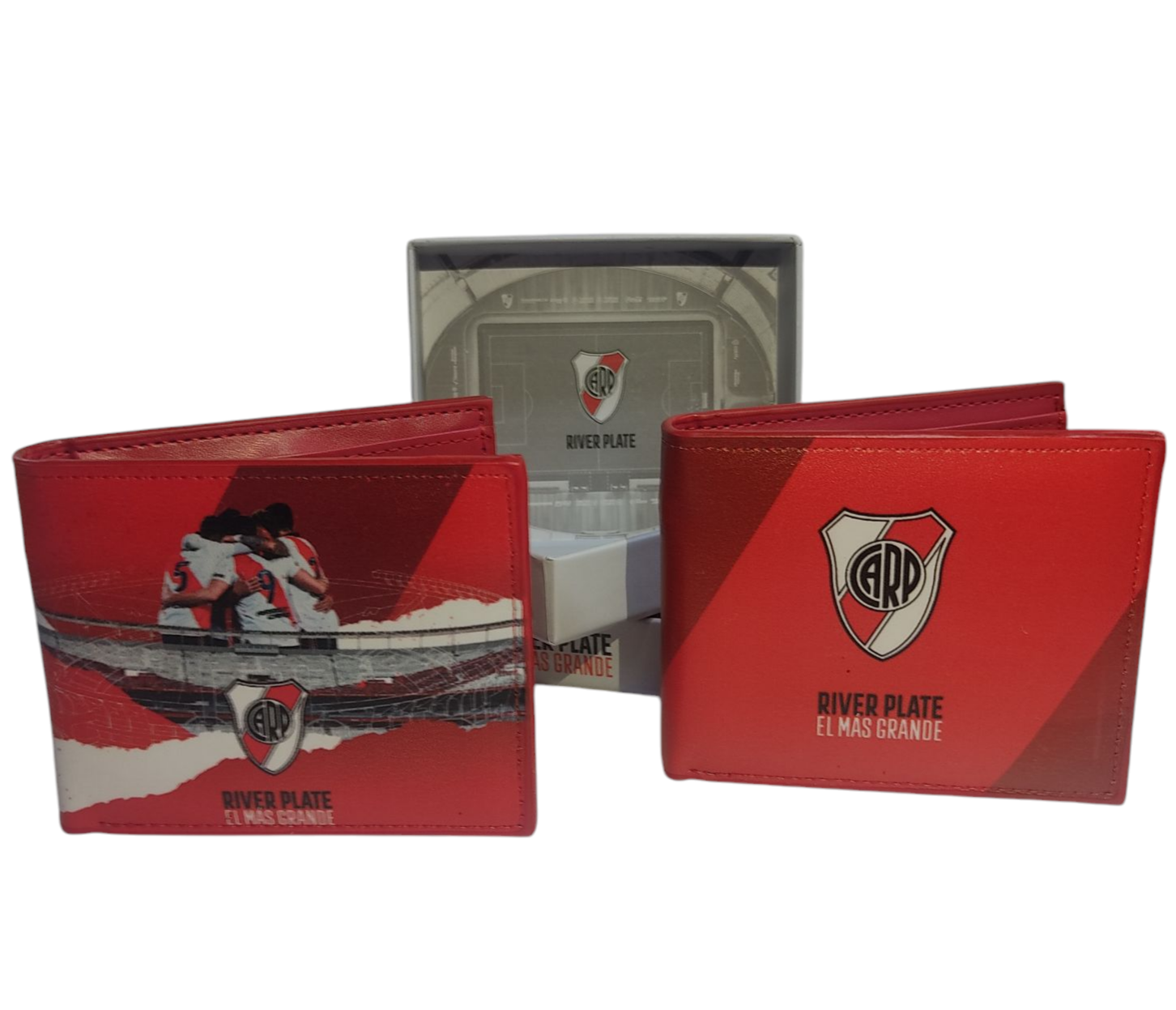 QM.BILLETERAS RIVER PLATE BILRP02 E/CAJA12X10CM ORIGINAL SIMIL CUERO FUTBOL