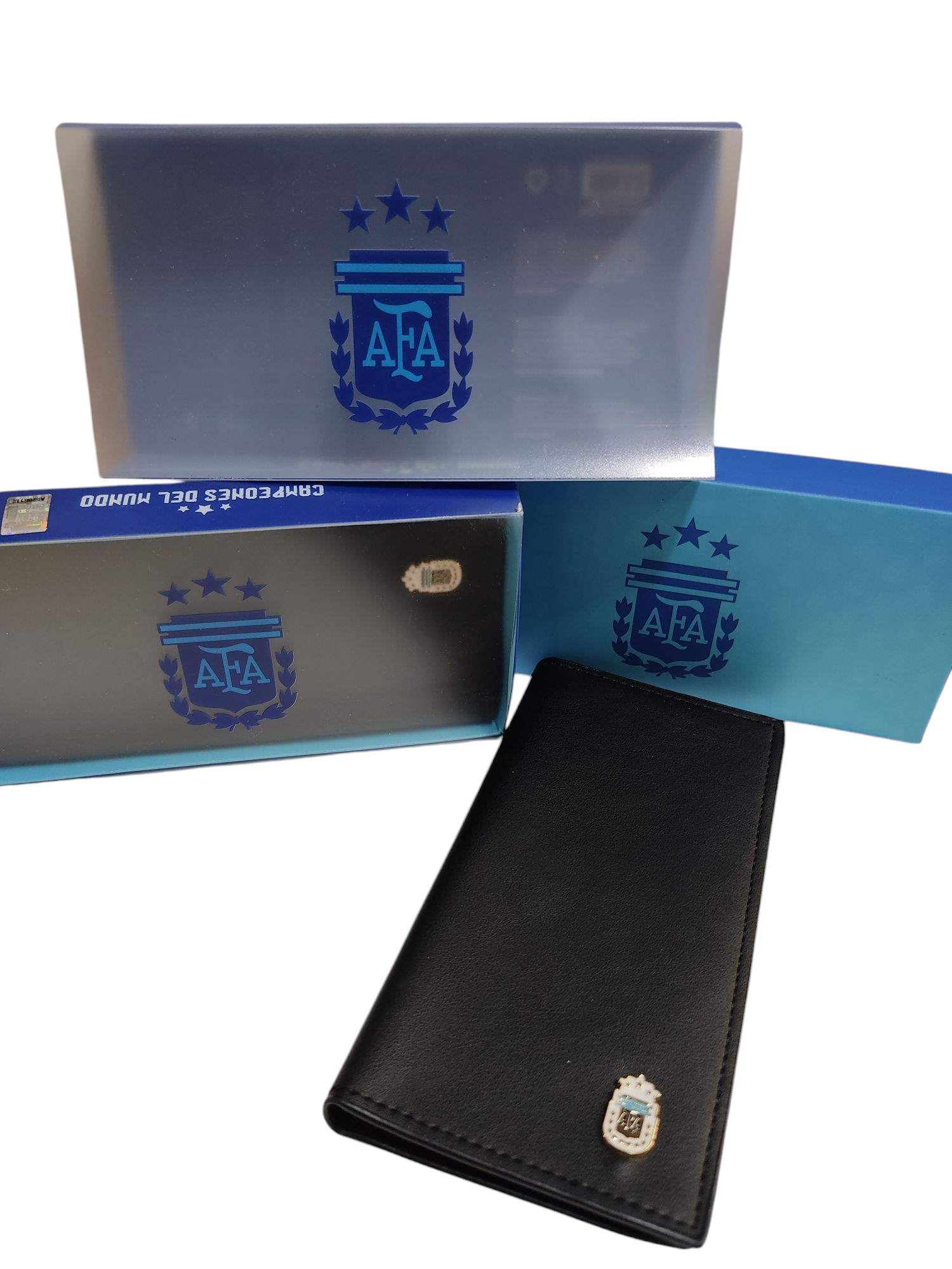 QM.BILLETERAS LARGA AFA BILAFA08 19X10X3CM UNISEX ORIGINAL C/CIERRE ARGENTINA FUTBOL