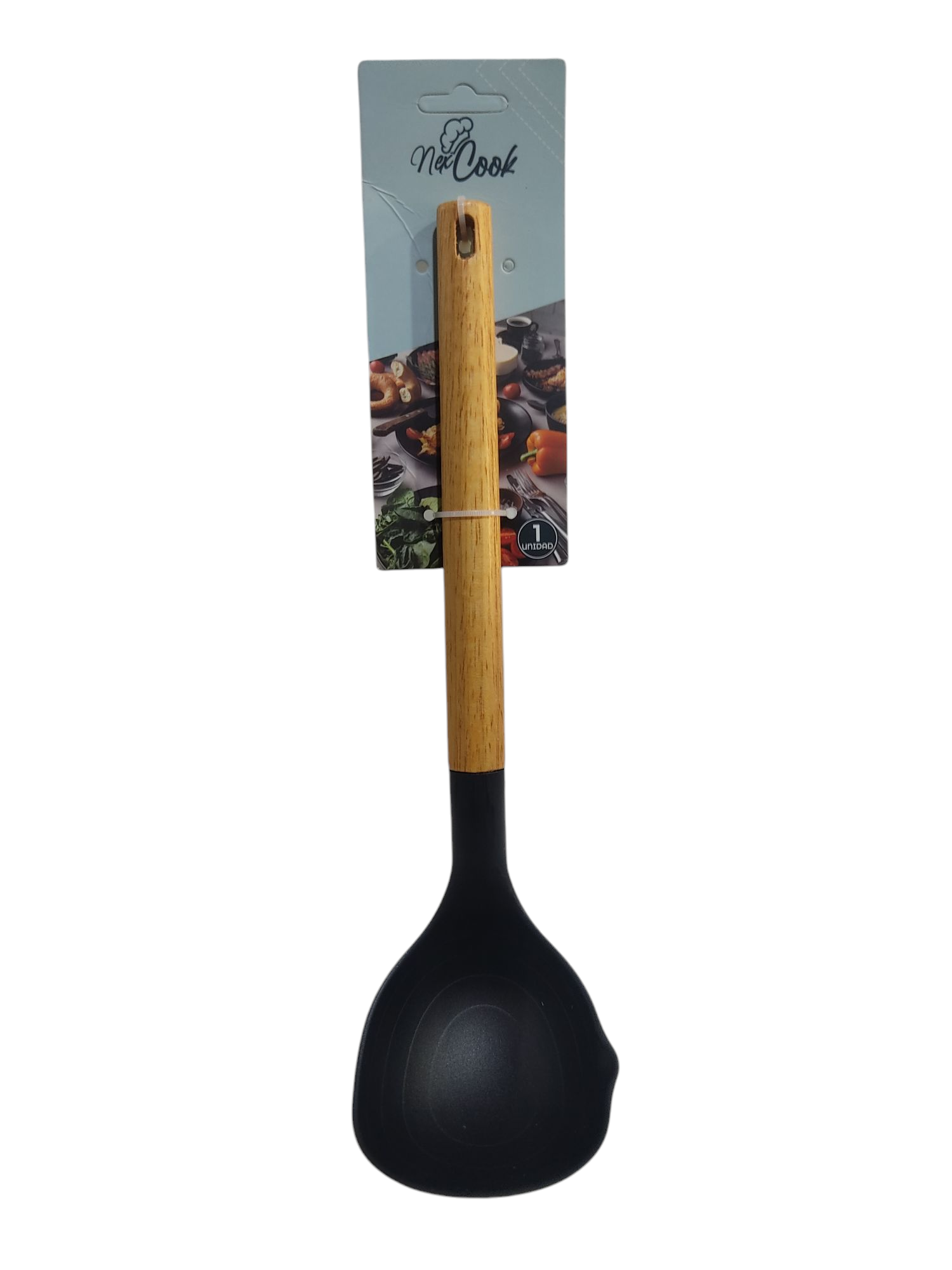 KK UTENSILIOS CUCHARONES MADERA/PLASTICO NS069934 32CM