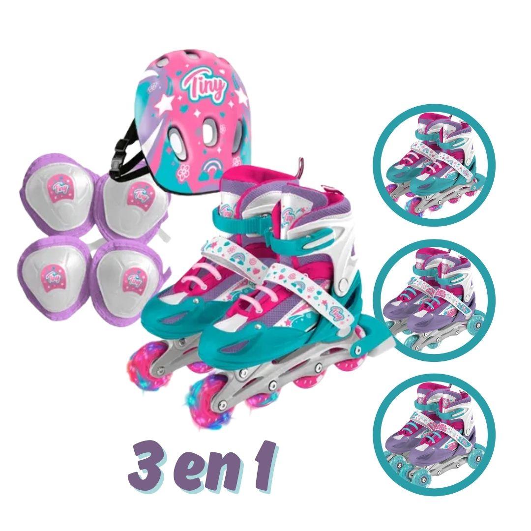 SB.ROLLER TINY 3EN1 RUEDA + KIT PROTE        CCION E/CAJA TALLES 30-33 / 34-37 12223