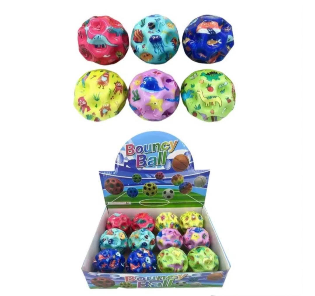 SB.PELOTAS SALTARINAS 8CM ANIMALES/DINOSAURIOS 56033 PELOTITAS ANTIESTRES