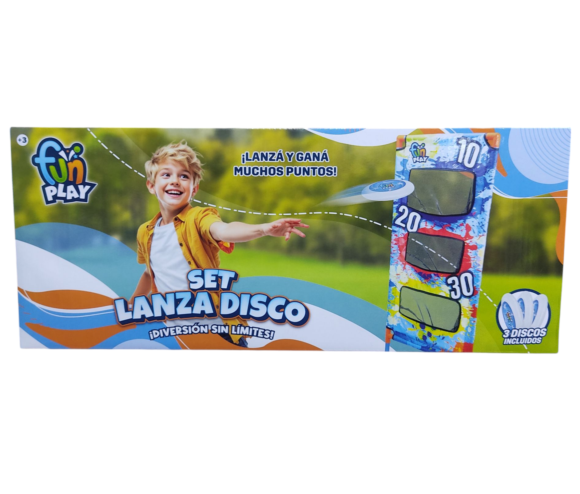 SB.JUEGOS DE FREEZBY 3 DISCO E/CAJA 56047 30X19X7CM