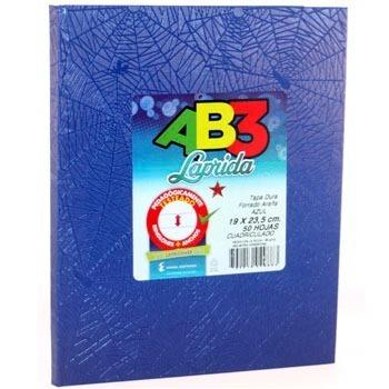 CUADERNOS LAP.C AB3 X50HJ CUAD.AZUL 19X23