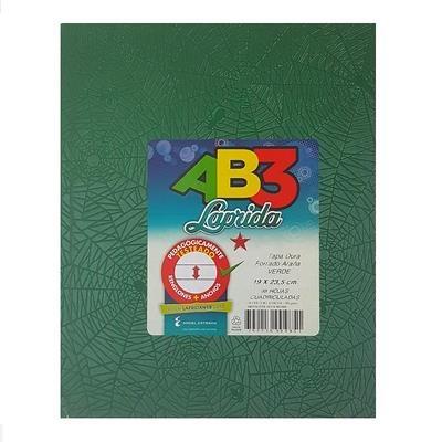 CUADERNOS LAP.C AB3 X50HJ CUAD.VERDE 19X23