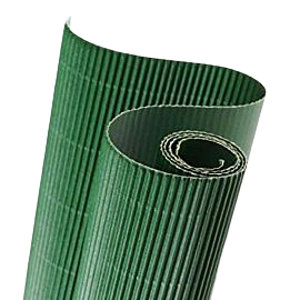 CARTON CORRUGADO X1 VERDE OSCURO-MANZANA 50X70CM CARPEL