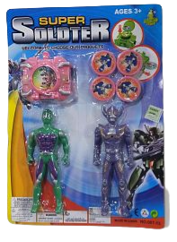 PACO.MUñECOS POWER RANGERS X2+ACC.E/BL.1936