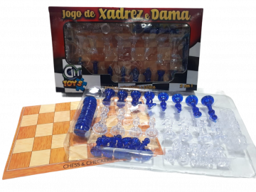 KK JUEGOS DE AJEDREZ Y DAMAS E/CAJA SD21501  SD13923 28X16X3CM