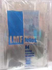 MARQUEZ FOLIOS X100 A4 POLIPROPILENO         STANDAR