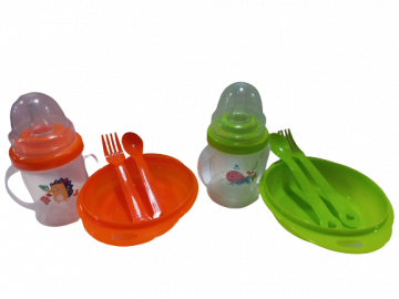 KK SET DE BEBES X4 E/BOL NS039936            VASO PIQUITO + PLATOS HONDO +CUBIERTOS