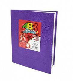 CUADERNOS LAP.R AB3 X50HJS RAY LILA   19X23
