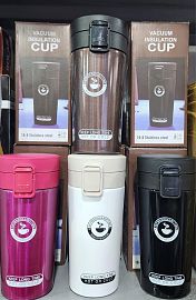 JU.VASOS TERMICO HERMETICO 1ERA. CALIDAD ACERO INOXIDABLE 400ML