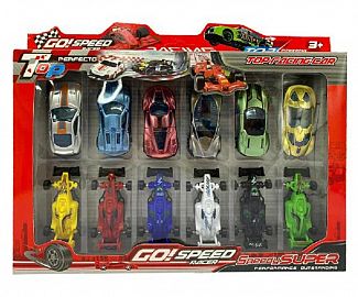 SB.AUTITOS PLAST X12U E/CAJA 54382       29X22X3CM COCHES DE CARRERA F1