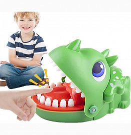 SB.ATRAPA DEDOS DINO MUERDE E/CAJA 5487515XX10X10CM JUEGOS DE MESA