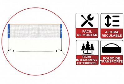 SB.RED DEPORTIVAS FUTBOL-TENIS E/CAJA    55379 3MT X 80CM