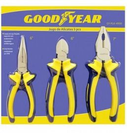 GOOD YEAR SET 3 ALICATES GY-PLK-4900         HERRAMIENTAS PIZA TENAZA