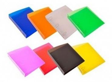 AVIOS CARPETAS PLASTICA 3 GANCHOS Nº3 0660A/RVERDE ROSA ROJO FUCSIA AZUL TRANSP.NARANJA